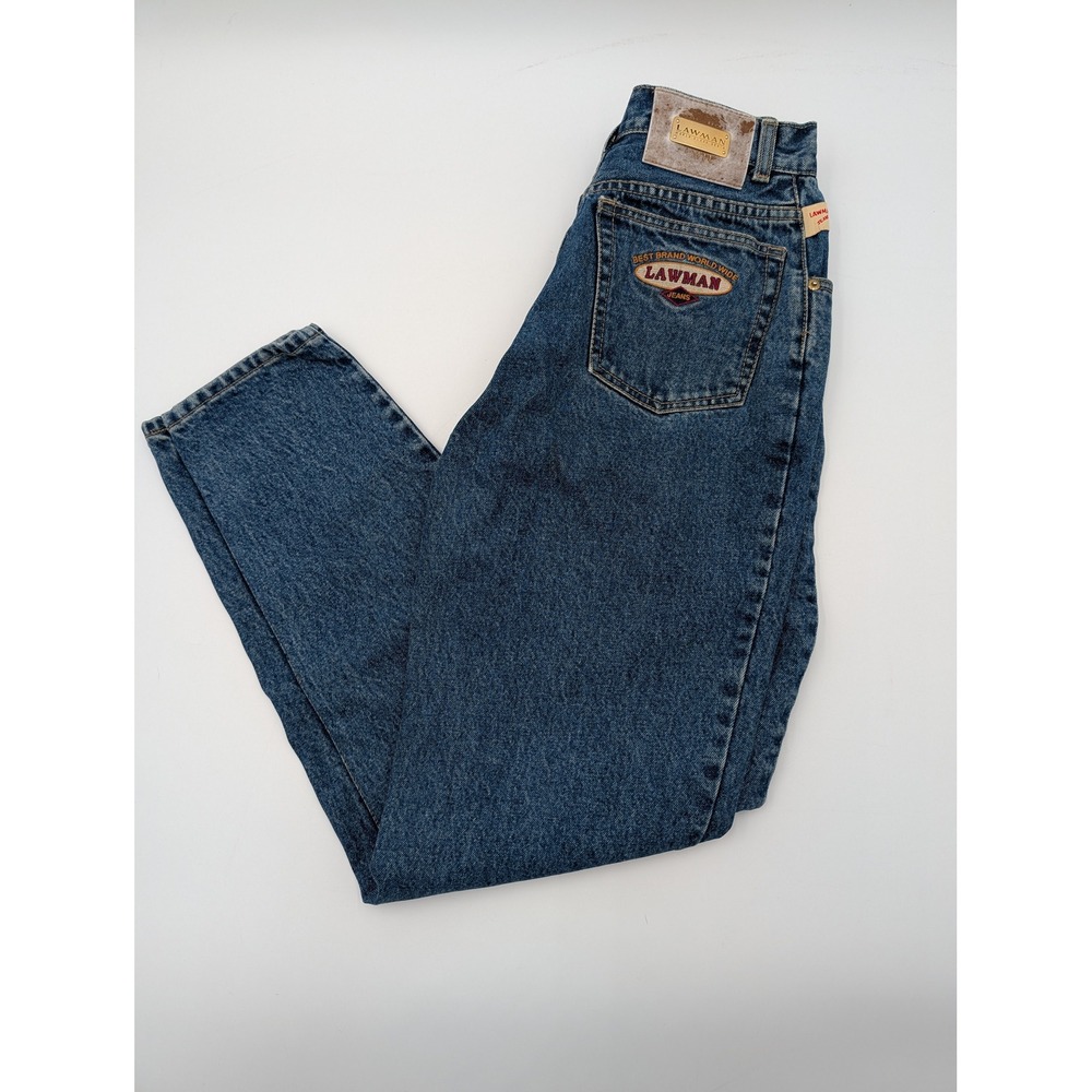 Lawman‎ Jeans Women's Blue Denim Straight Leg Jeans Size L